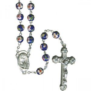 Rosary Cloisonne Blue -New